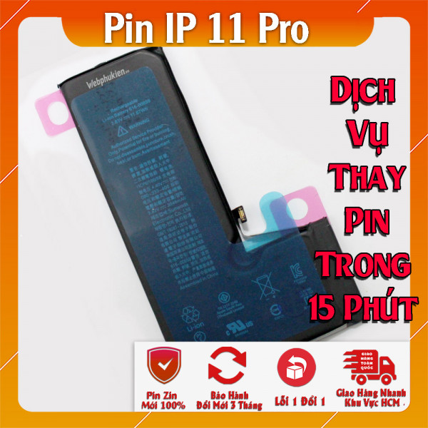 Pin Scud cho iPhone 11 Pro Nguyên Khối dung lượng 3046 mAh